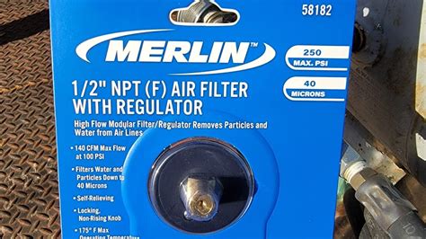 air <strong>compressor</strong>; generators; construction site equipment; car accessories; ppe & workwear. . Merlin compressor filter